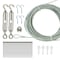 Newhouse Lighting - Outdoor Stainless Steel Hanging/Suspension Kit with Vinyl Coated Wire for Outdoor Patio Lights up to 48 ft. STRINGKIT2 - alternate 1